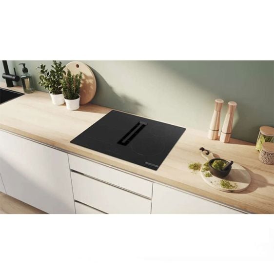 Induction hob with built-in ventilation BOSCH PVS611B16E