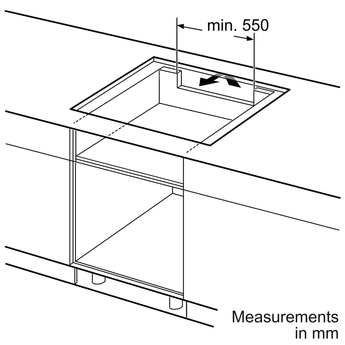 Built-in hob BOSCH PXY875DC1E
