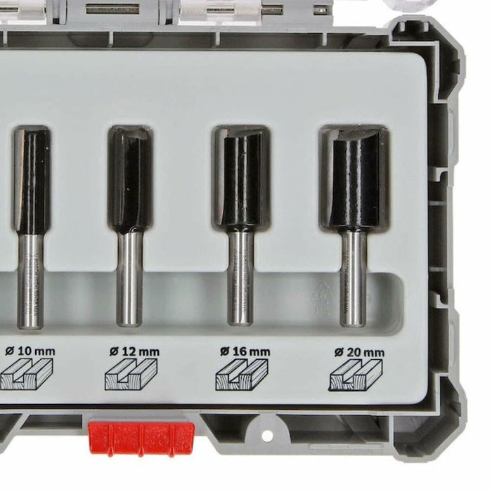 Multipurpose router bit set BOSCH 6 Pieces