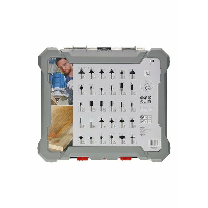 Multipurpose router bit set BOSCH 2607017475 30 Pieces