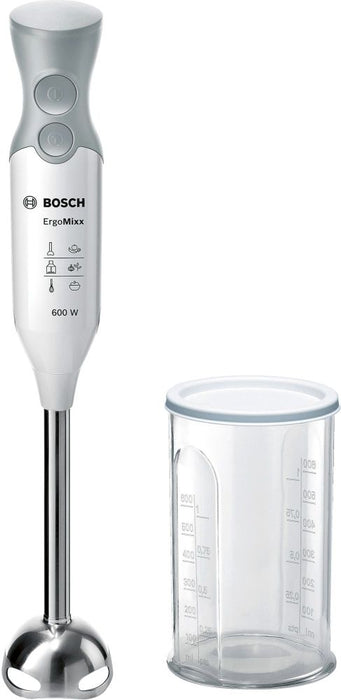 Bosch MSM66110, Blender, ErgoMixx, 600 W, Included transparent jug, White