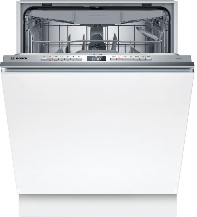 Bosch SMH4HVX14E, SER4, Dishwasher fully integrated, C, Polinox, 9,0l, 14ps, 6p/5o, 46dB(C), Silence 45dB, 3rd drawer, VarioHinge+, Rackmatic, HC