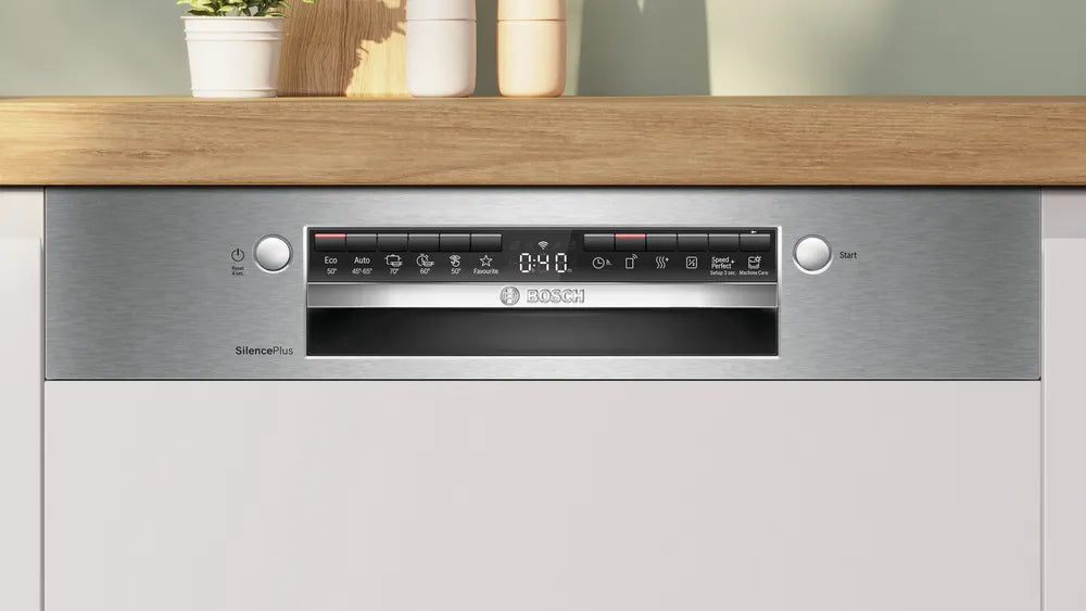 Bosch SMI4ECS31E SER4 Semi-integrated dishwasher, A,  9,0l, 14ps, 42dB(B), VarioDrawer Pro, Rackmatic, HC