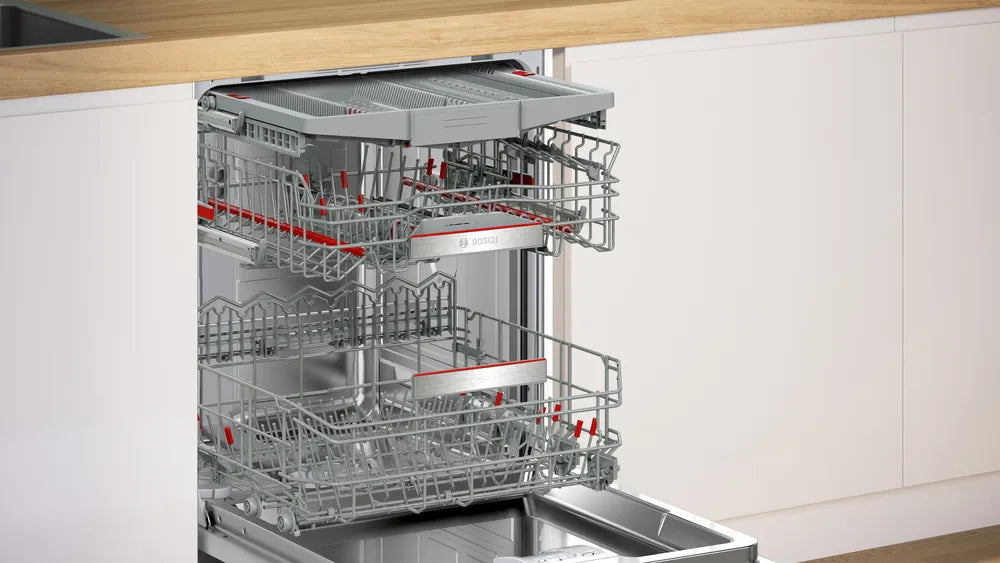 Bosch SMI4ECS31E SER4 Semi-integrated dishwasher, A,  9,0l, 14ps, 42dB(B), VarioDrawer Pro, Rackmatic, HC