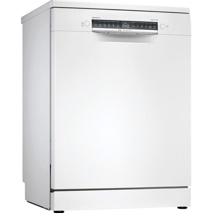 Bosch SMS4EMW06E SER4 Free-standing dishwasher, B, EcoDrying, 9,0l, 14ps, 6p/5o, 42dB(B), Silence 41dB, 3rd drawer, Rackmatic, white, HC