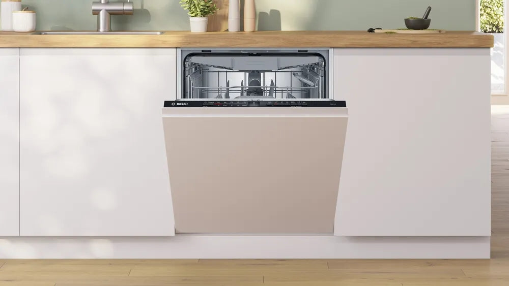 Bosch SMV2HVX06E, SER2, Dishwasher fully integrated, C, Polinox, 9,0l, 14ps, 6p/5o, 46dB(C), 3rd drawer, Rackmatic, HC