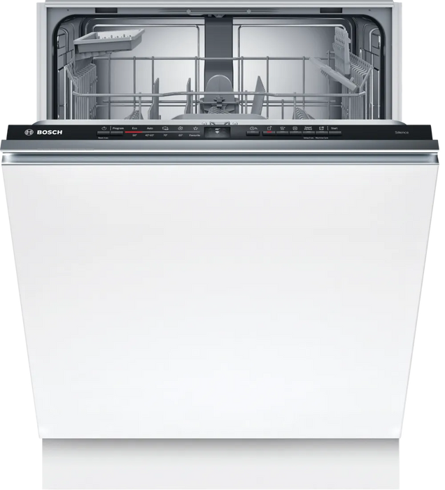 Bosch SMV2ITX09E, SER2, Dishwasher fully integrated, E, Polinox, 9,5l, 13ps, 5p/5o, 46dB(C), display, SpeedPerfect, Height Adjustable Top Basket, HC