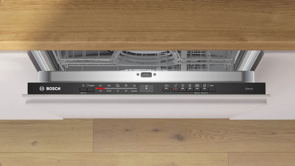 Bosch SMV2ITX09E, SER2, Dishwasher fully integrated, E, Polinox, 9,5l, 13ps, 5p/5o, 46dB(C), display, SpeedPerfect, Height Adjustable Top Basket, HC