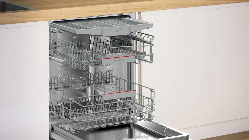 Built-in dishwasher BOSCH SMV4HCX07E, 60 cm. 14 place settings