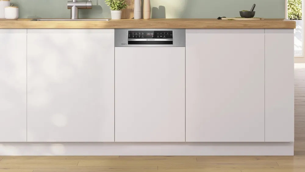 Bosch SPI6EMS21E, SER6, Dishwasher integrated 45cm, B, EfficiendDry, 8,7l, 10ps, 8p/5o, 44dB(B), 3rd drawer, Rackmatic, HC, interior light