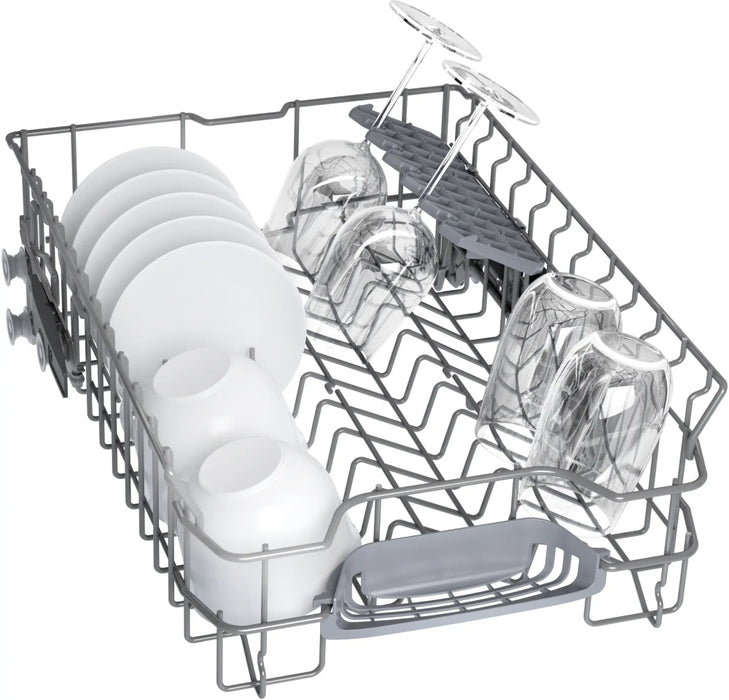Bosch SPV2HMX02E, SER2, Dishwasher fully integrated 45cm, D, 8,9l, 10ps, 5p/4o, 46dB(C), 3rd Vario drawer, Auto program, Rackmatic, HC