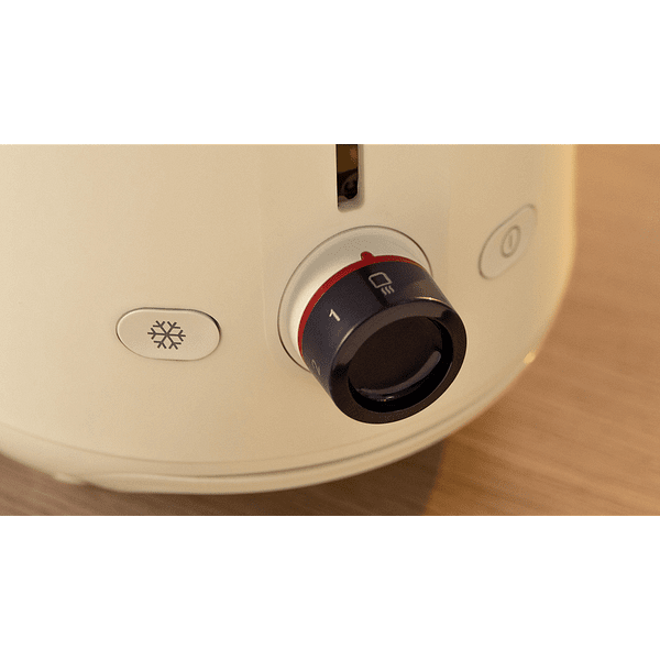 Bosch TAT2M127, MyMoment Compact toaster, 950 W, Auto power off, Defrost and reheat setting, Integrated warming grid, High lift, Cream