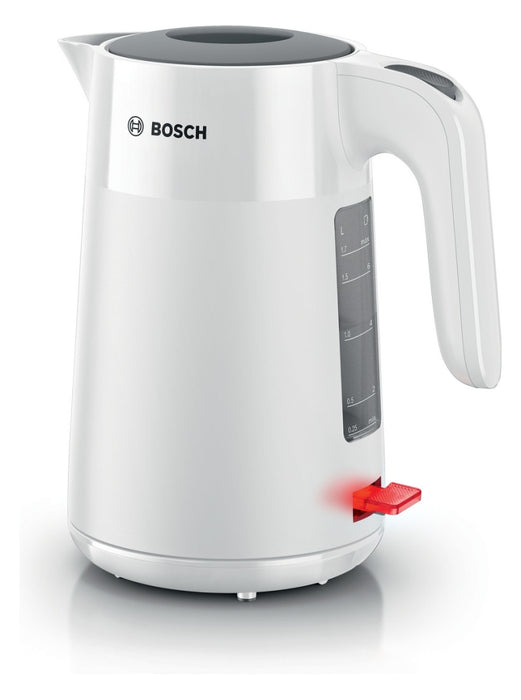 Bosch TWK2M161, MyMoment Plastic Kettle, 2400 W, 1.7 l, Cup indicator, Limescale filter, Triple safety function, White