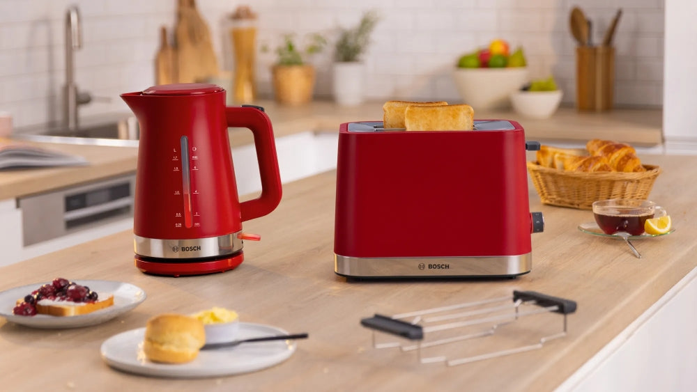 Electric kettle BOSCH MYMOMENT TWK4M224 RED, 2400 W, 1.70 L