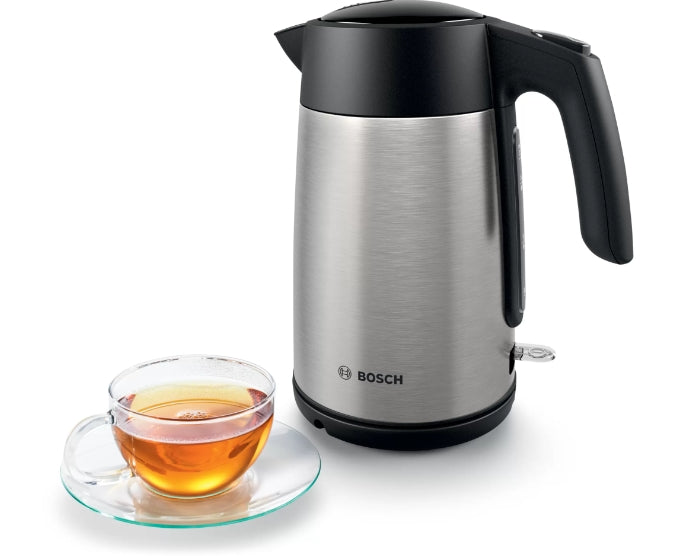 Bosch TWK7L460, Kettle, 2000-2400 W, 1.7 l,  Cup indicator, Triple safety function, Stainless steel