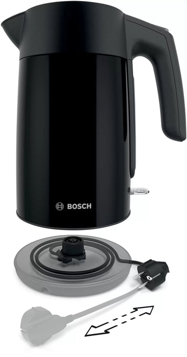 Bosch TWK7L463, Kettle, 2400 W, 1.7 l, Black