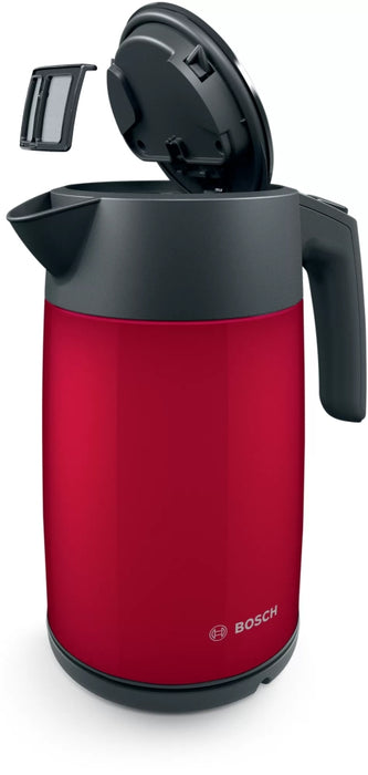 Bosch TWK7L464, Kettle, 2400 W, 1.7 l, Red