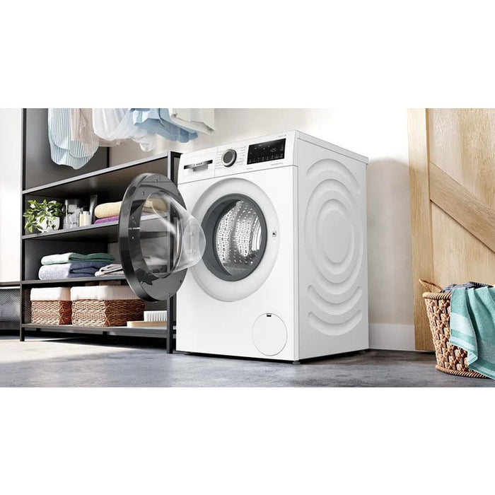 Bosch WNG24401BY SER6 Washer-dryer 9/6kg, D/A, 1400rpm, 48/70/60dB(A), waveDrum 65l, W/W+D 49/83l 3:45/8:40h, Iron Assist, waveDrum 65l, AntiStain, HygieneCare, white-black door