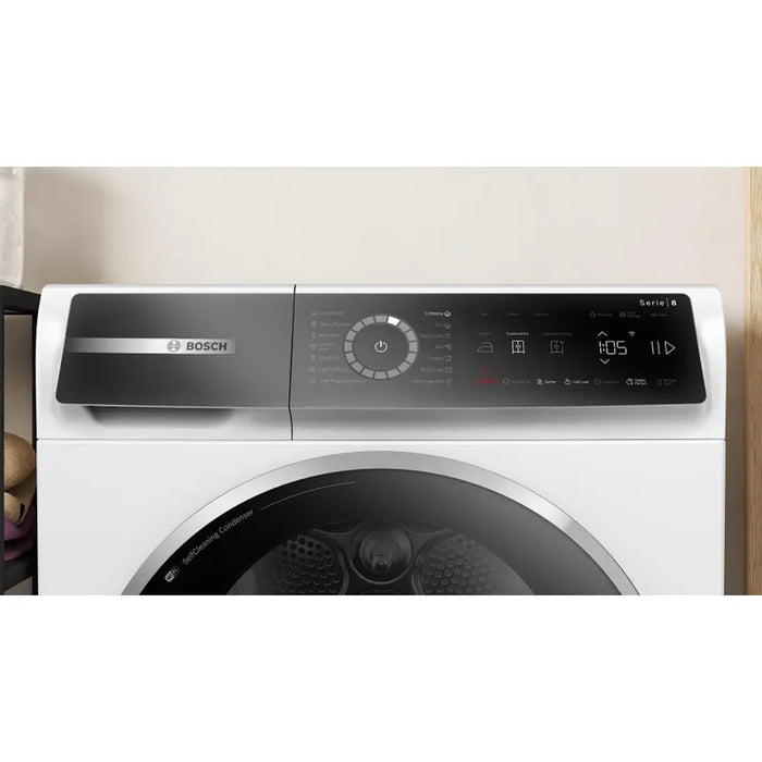 Dryer BOSCH WQB246CNBY, 9 kg, Heat pump, Auto Dry, SelfCleaning Condenser