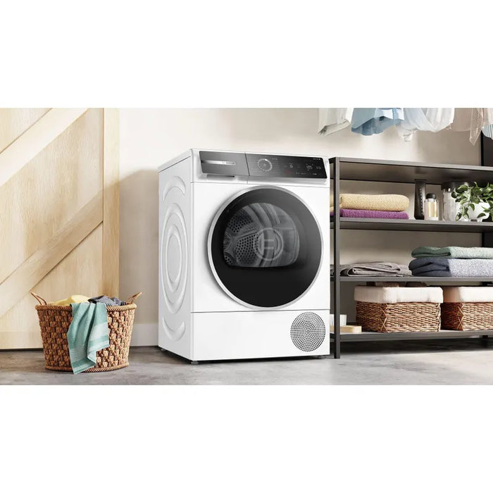 Dryer BOSCH WQB246CNBY, 9 kg, Heat pump, Auto Dry, SelfCleaning Condenser