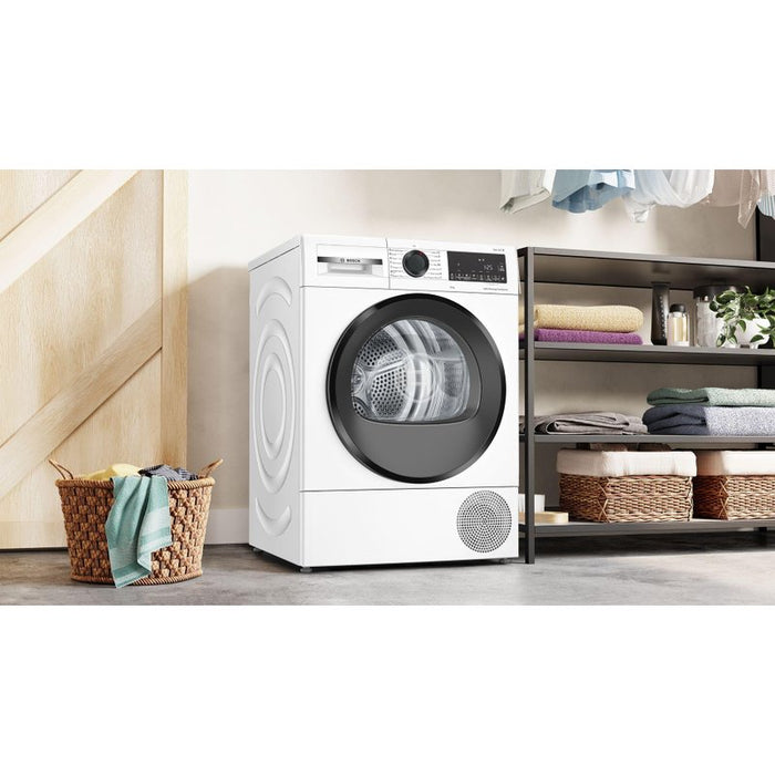 Dryer BOSCH WQG24501BY, 9 kg, Heat pump, SelfCleaning