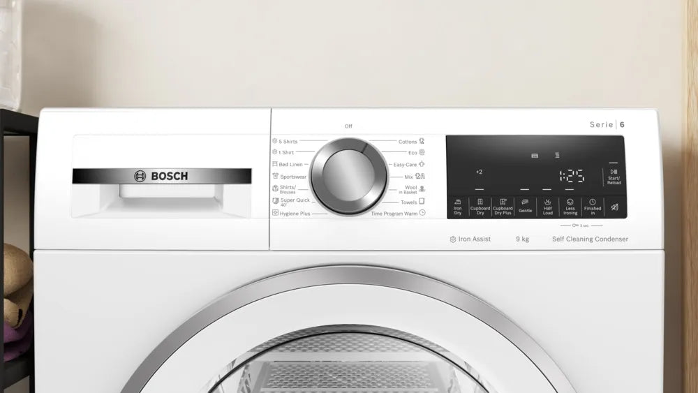 Tumble dryer BOSCH WQG245C0BY CONDENSING WITH HEAT PUMP, 9.0 kg