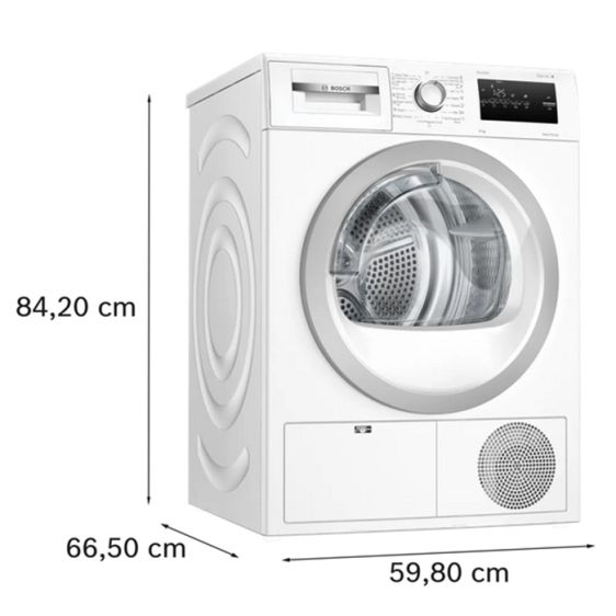 Dryer BOSCH WTH85292BY, 8 kg. Heat pump, AutoDry