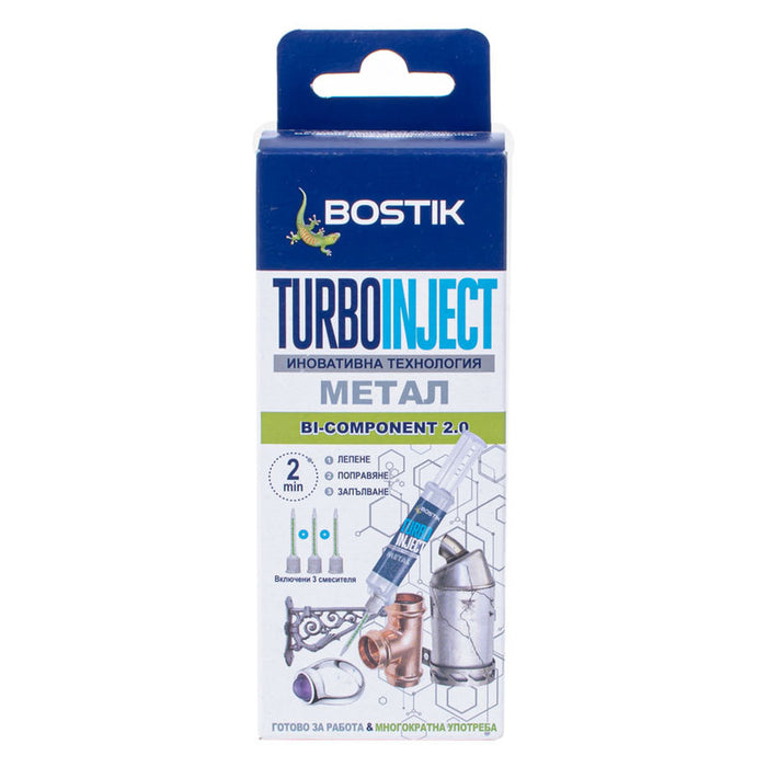 ADHESIVE FOR METAL 10 G 3 TIPS BOSTIK TURBO INJECT