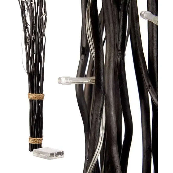 Bouquets Gift Decor Black Wood 7,5 x 120 x 7,5 cm LED Light (8 Units) - Декорация и Осветление<<<Дом
