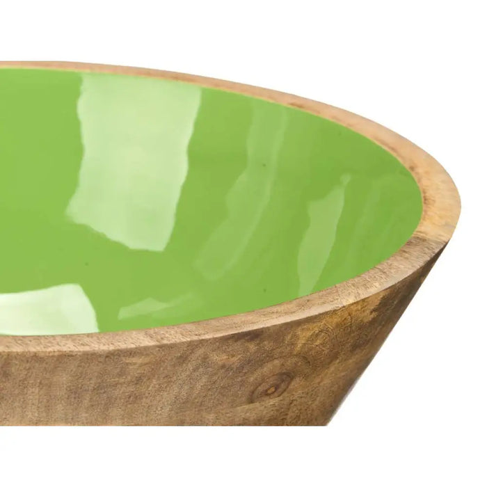 Bowl Gift Decor Green 24,3 x 10,5 x 24,3 cm (6 Units) - Декорация и Осветление<<<Дом Градина<<<BigBuy&&&Други артикули