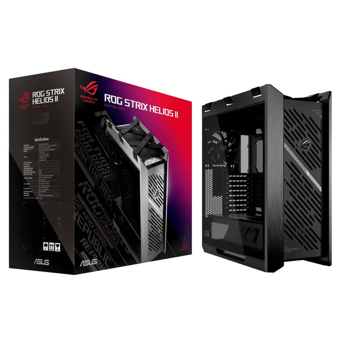 Box ASUS ROG Strix Helios II EATX Mid-Tower - Black - Кутии за компютри<<<Компютърни компоненти<<<ValiAPI