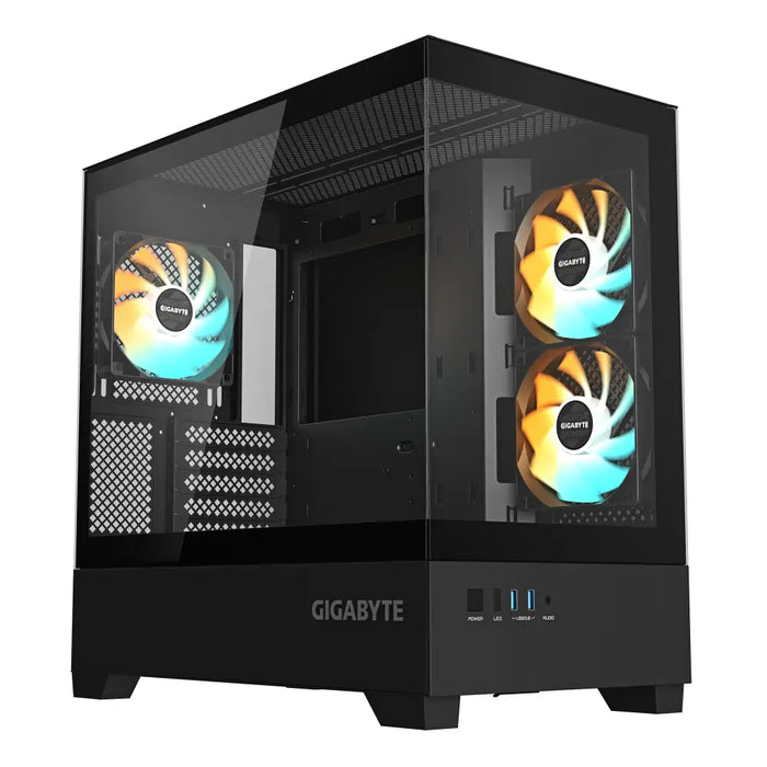Box GIGABYTE C201 PANORAMIC + 3 ARGB Fans - Кутии за компютри<<<Компютърни компоненти<<<ValiAPI&&&Системни