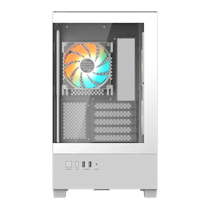 Box GIGABYTE C201 PANORAMIC ICE + 3 ARGB Fans - Кутии за компютри<<<Компютърни компоненти<<<ValiAPI&&&Електроника