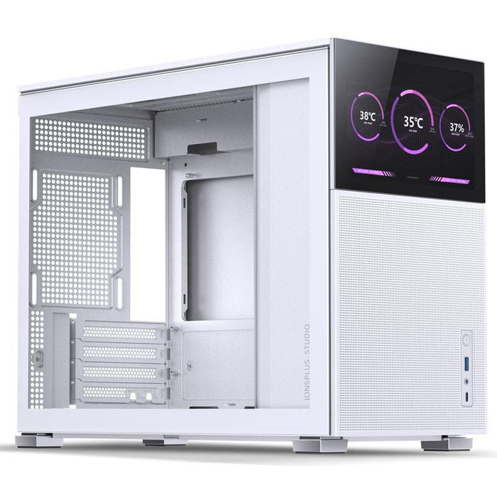 Box Jonsbo D31 Mesh Screen TG mATX White - Кутии за компютри<<<Компютърни компоненти<<<ValiAPI&&&Computer