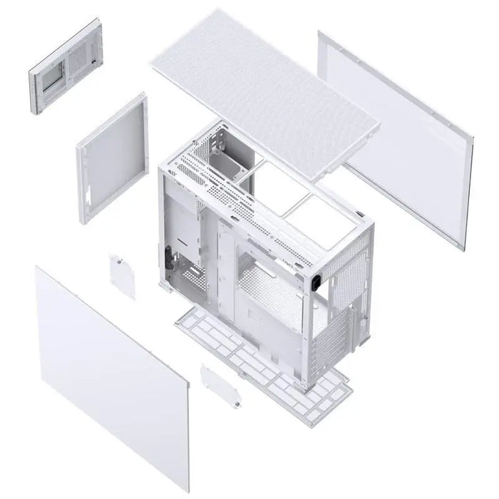 Box Jonsbo D41 Screen TG mATX White - Кутии за компютри<<<Компютърни компоненти<<<ValiAPI&&&Computer