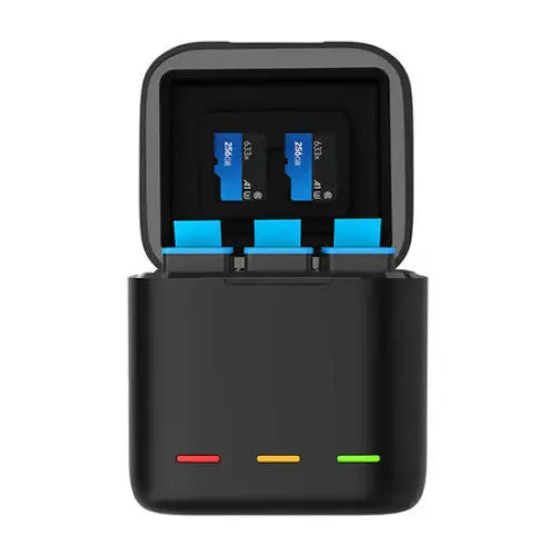 Box Telesin triple-channel charger +2 batteries for GoPro Hero 12 / 11 / 10 / 9 - For sports