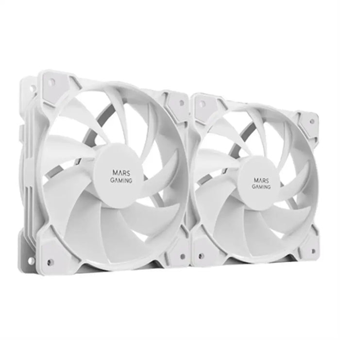 Box Ventilator Mars Gaming MFPROX2W White 2 Units Ø 12 cm - Компютър Мрежи и компоненти<<<Компютри|