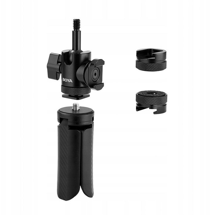 BOYA Desktop Stand 01 1/4" tripod for microphone and camera - black