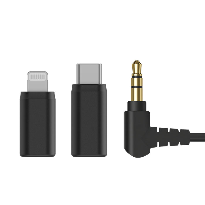 BOYA BOYAMIC 2-02 Wireless Lavalier Microphones 2.4 GHz - Black