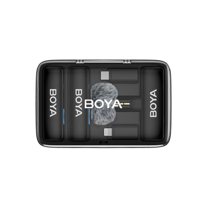 BOYA BOYALINK V2.0 Wireless Microphones 2.4GHZ USB-C - Black