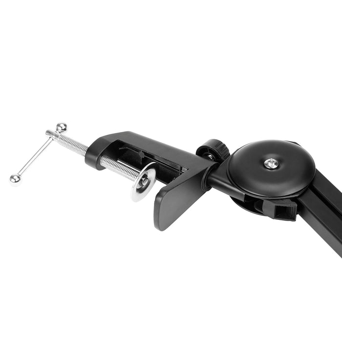 BOYA BY-BA20 adjustable desk microphone arm with shock absorption - black