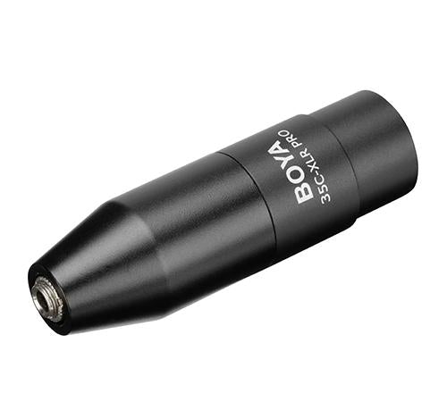 Converter BOYA 3.5mm TRS to XLR, 12-48V Phantom Power 35C-XLR Pro