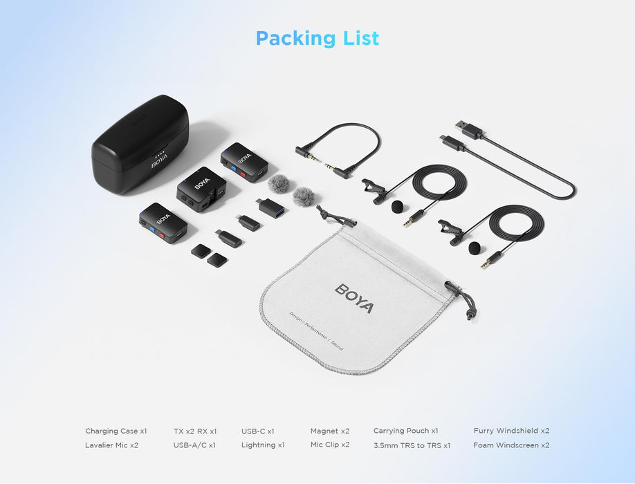 All-in-One BOYA BOYAMIC microphones