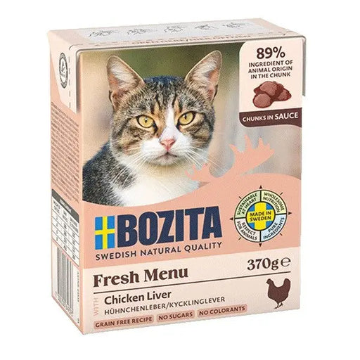 BOZITA Fresh Menu Chicken liver in gravy - wet cat food - 370g - Wet foodDLP-KAM<<<For the dogDLP<<<ActionPL
