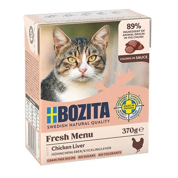 BOZITA Fresh Menu Chicken liver in gravy - wet cat food - 370g - Wet foodDLP-KAM<<<For the dogDLP<<<ActionPL