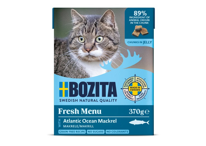 Bozita WITH MACKEREL – CHUNKS IN JELLY
