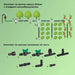 BRADAS DRIP IRRIGATION ACCESSORIES SET DSWA2O-SET2 - Капково и подземно напояване<<<Напояване<<<Градина<<<Praktiker
