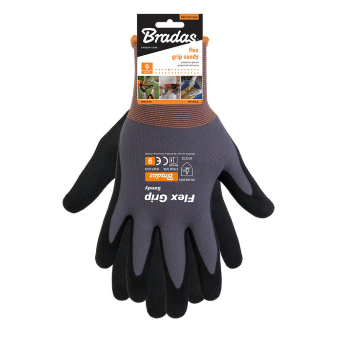 GLOVES FLEX GRIP SANDY NITRILE 10