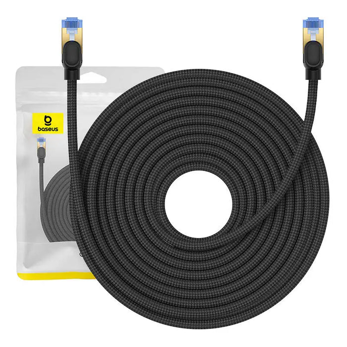 Braided network cable cat.7 Baseus Ethernet RJ45 10Gbps 20m (black) - Network<<<Основна<<<DunaXML&&&Network