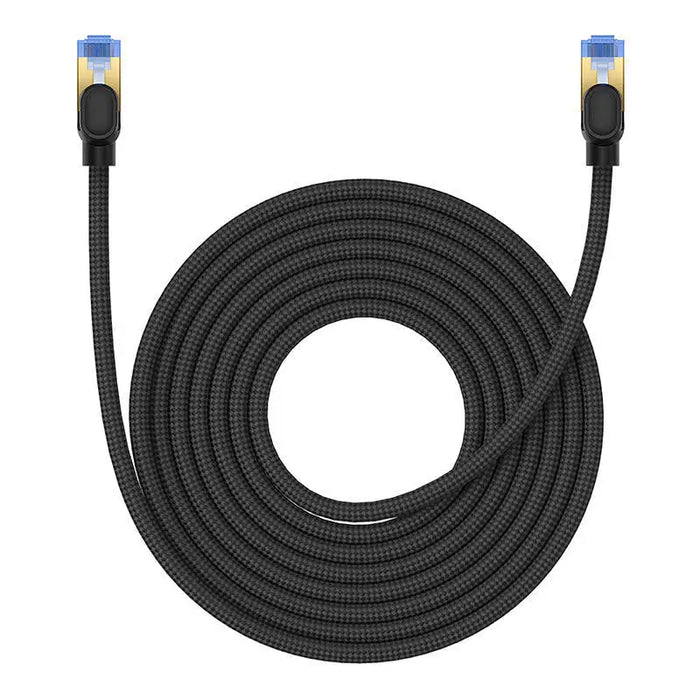 Braided network cable cat.7 Baseus Ethernet RJ45 10Gbps 8m (black) - Network cables<<<Cables<<<IT